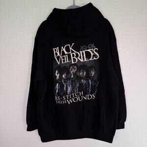 Black Veil Brides Hoodie Mens XL Re-Stitch These Wounds Tour Merch Band Music